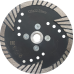 Алмазный отрезной диск  с защитным зубом d125 black