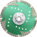 Алмазный отрезной диск  с защитным зубом d180